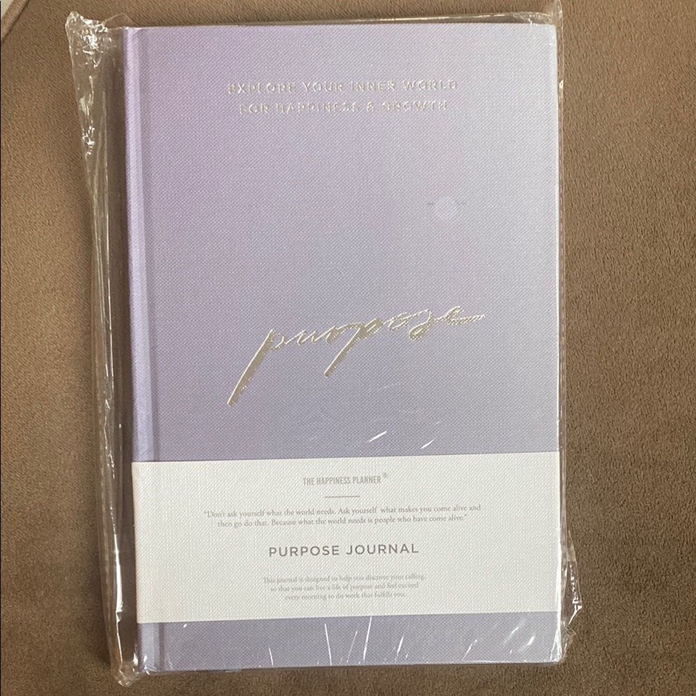 Lavender Purpose Journal with Gold Accents